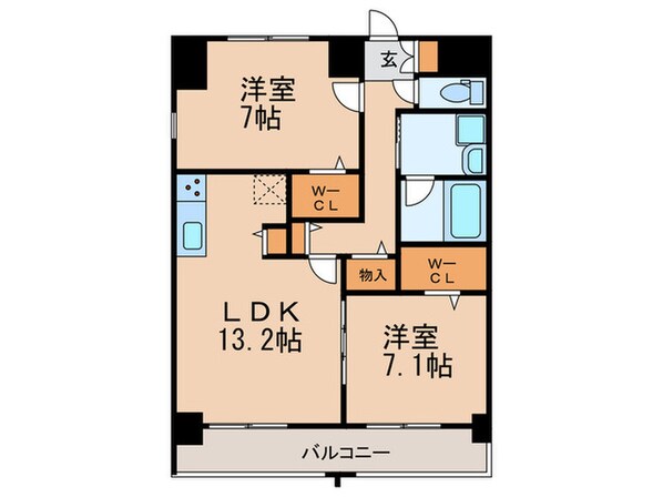 マイコスモスの物件間取画像